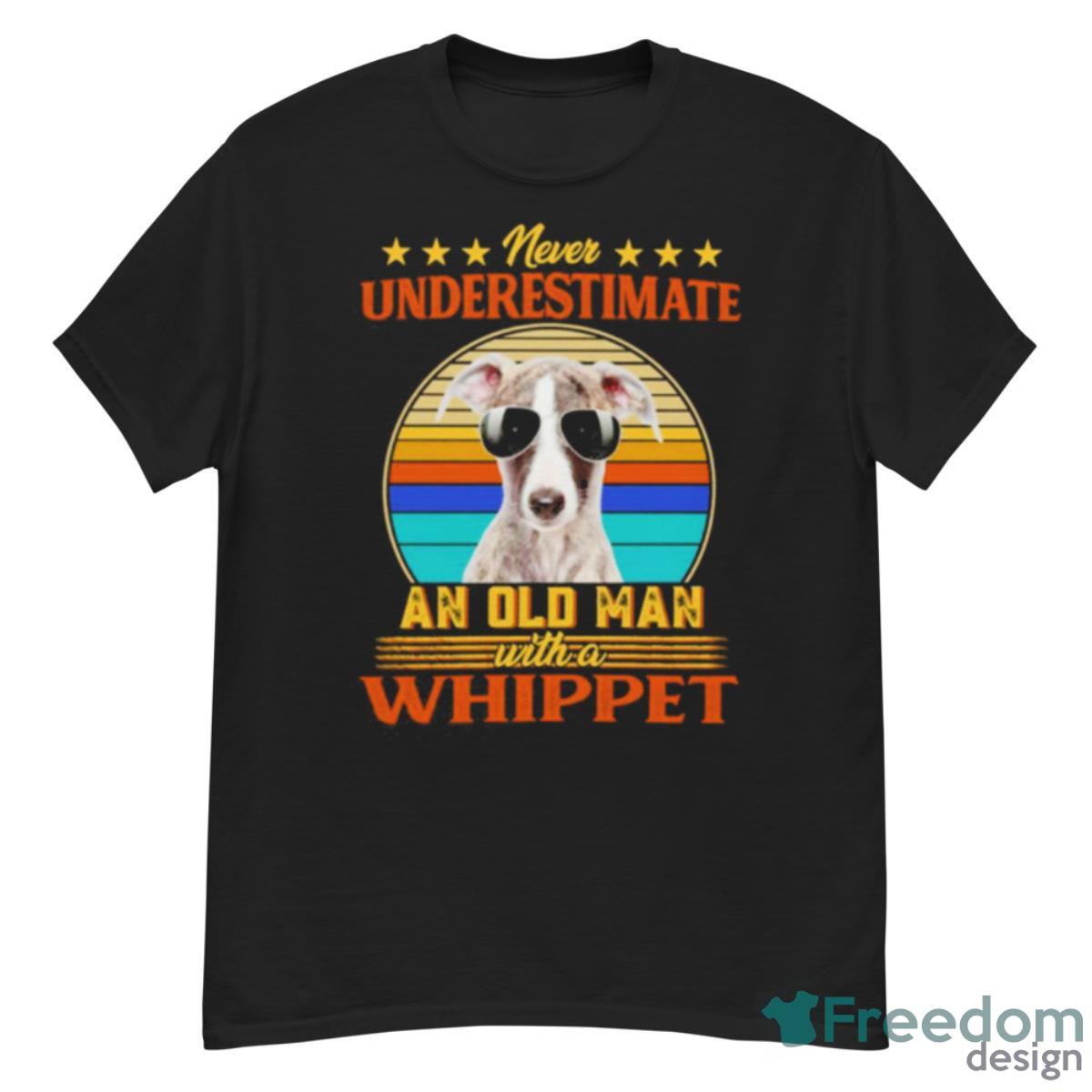 Never Underestimate An Old Man With A Whippet Shirt - G500 Men’s Classic T-Shirt