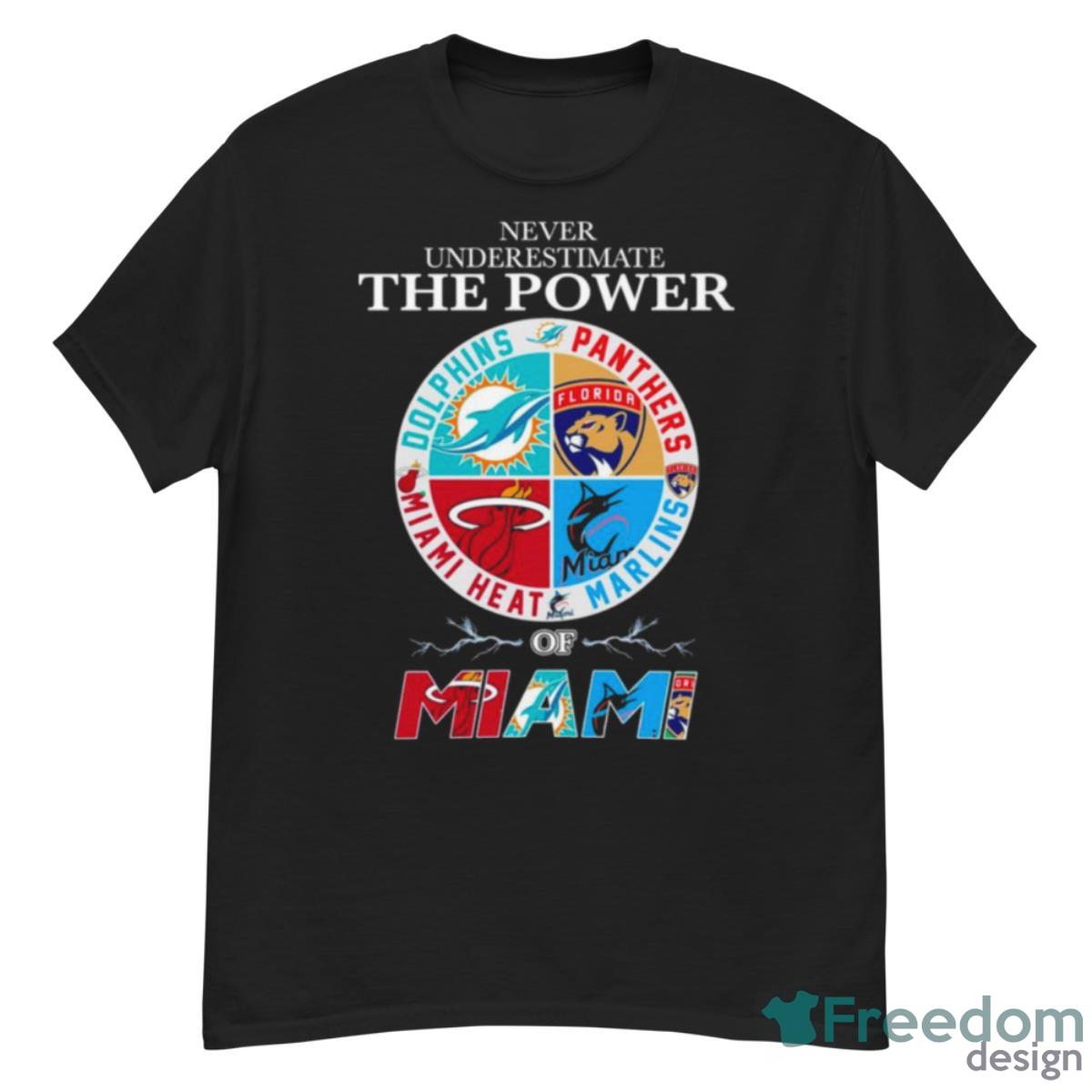 Never Underestimate The Power Of Miami 2023 Shirt - G500 Men’s Classic T-Shirt