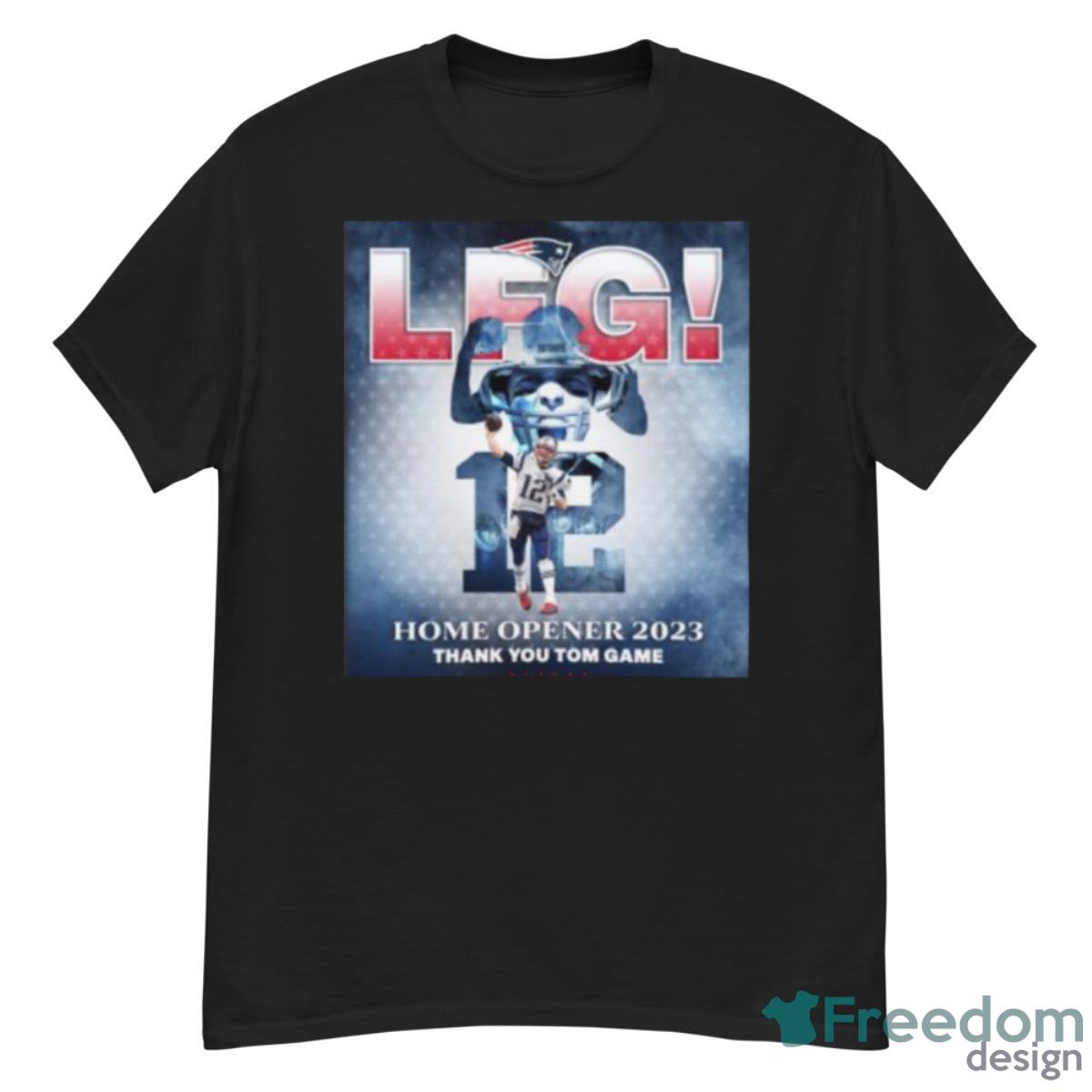 New England Patriots Home Opener 2023 Thank You Tom Game Shirt - G500 Men’s Classic T-Shirt