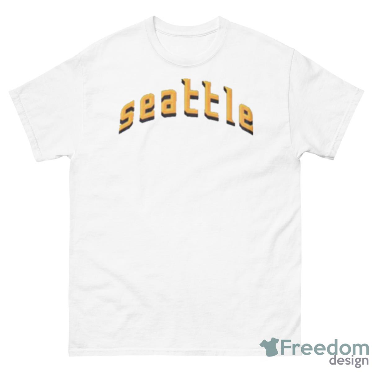 New Era Seattle Mariners City Connect Wordmark Shirt - 500 Men’s Classic Tee Gildan