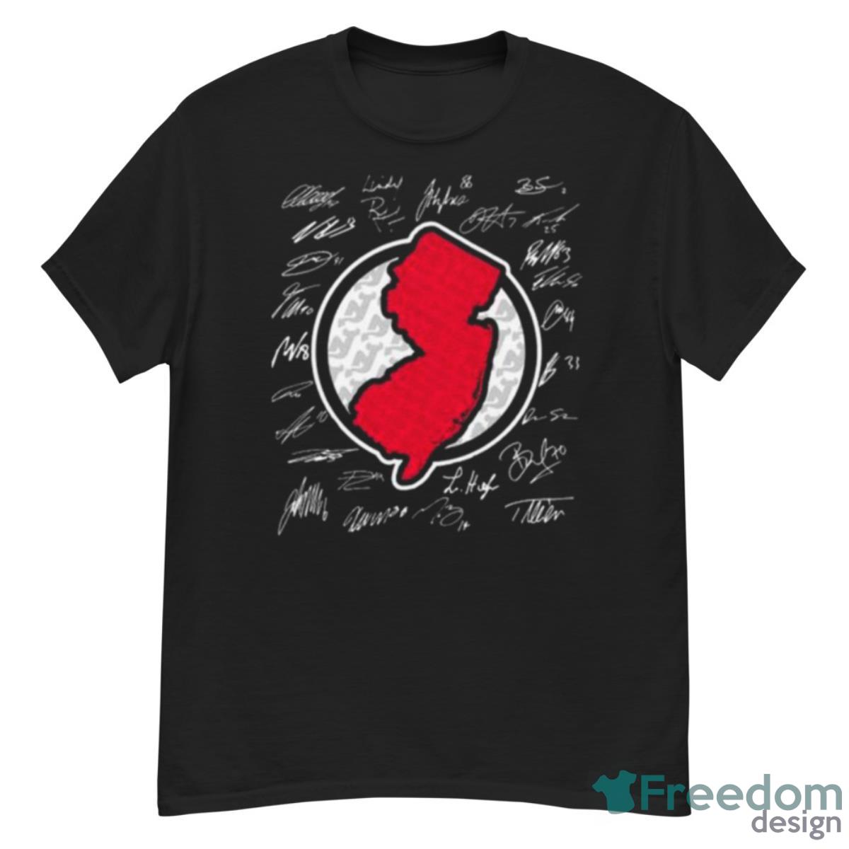 New Jersey Devils Map Sign Signatures Shirt - G500 Men’s Classic T-Shirt