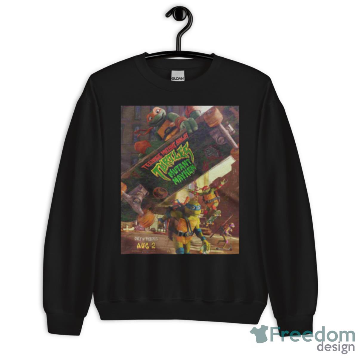 New Movie Poster Teenager Mutant Ninja Turtles Mutant Mayhem August 2 2023 Movie T Shirt - Unisex Crewneck Sweatshirt New Movie Poster Teenager Mutant Ninja Turtles Mutant Mayhem August 2 2023 Movie T Shirt - Unisex Crewneck Sweatshirt