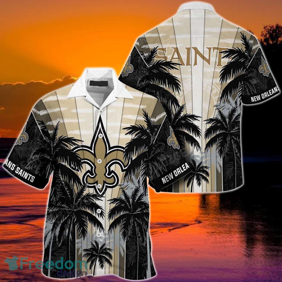 New Orleans Saints NFL Football Hawaiian Shirt, Trending Beach Shirt Style  For Big Fans - Freedomdesign
