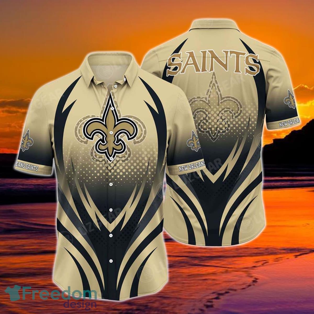 New Orleans Saints NFL Hawaiian shirt Custom Name Summer Gift -  Freedomdesign