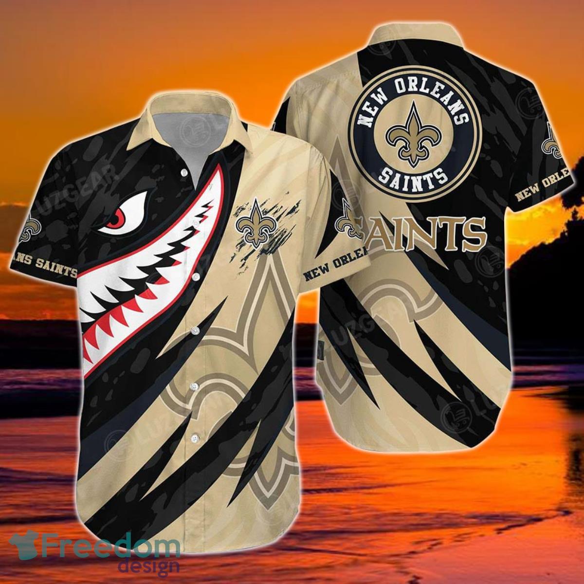 New Orleans Saints NFL 3d Funny Hawaiian Shirt - Bring Your Ideas, Thoughts  And Imaginations Into Reality Today