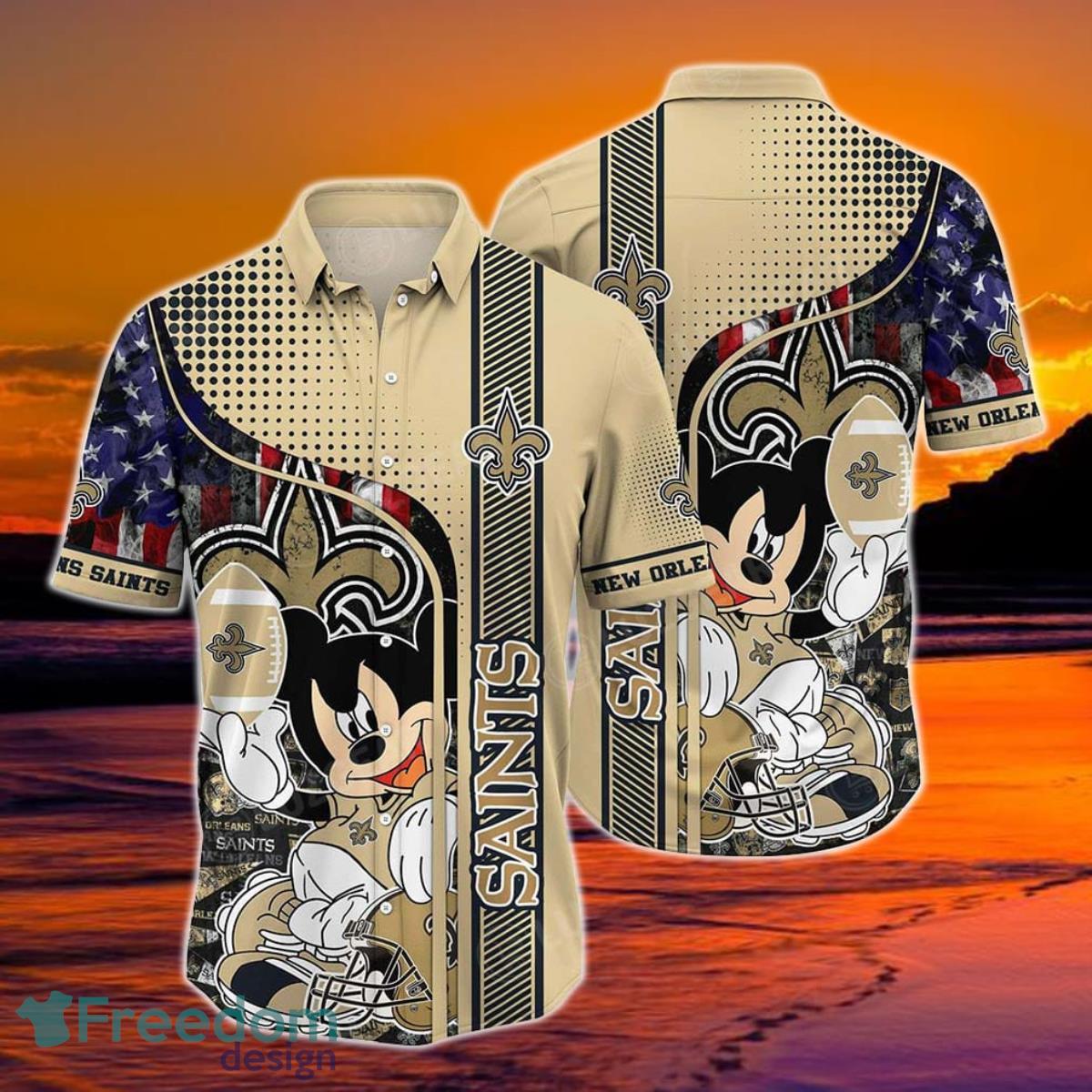 New Orleans Saints NFL Hawaiian Shirt, Mickey 3D All Over Printed For Best  Fans Ever - Freedomdesign