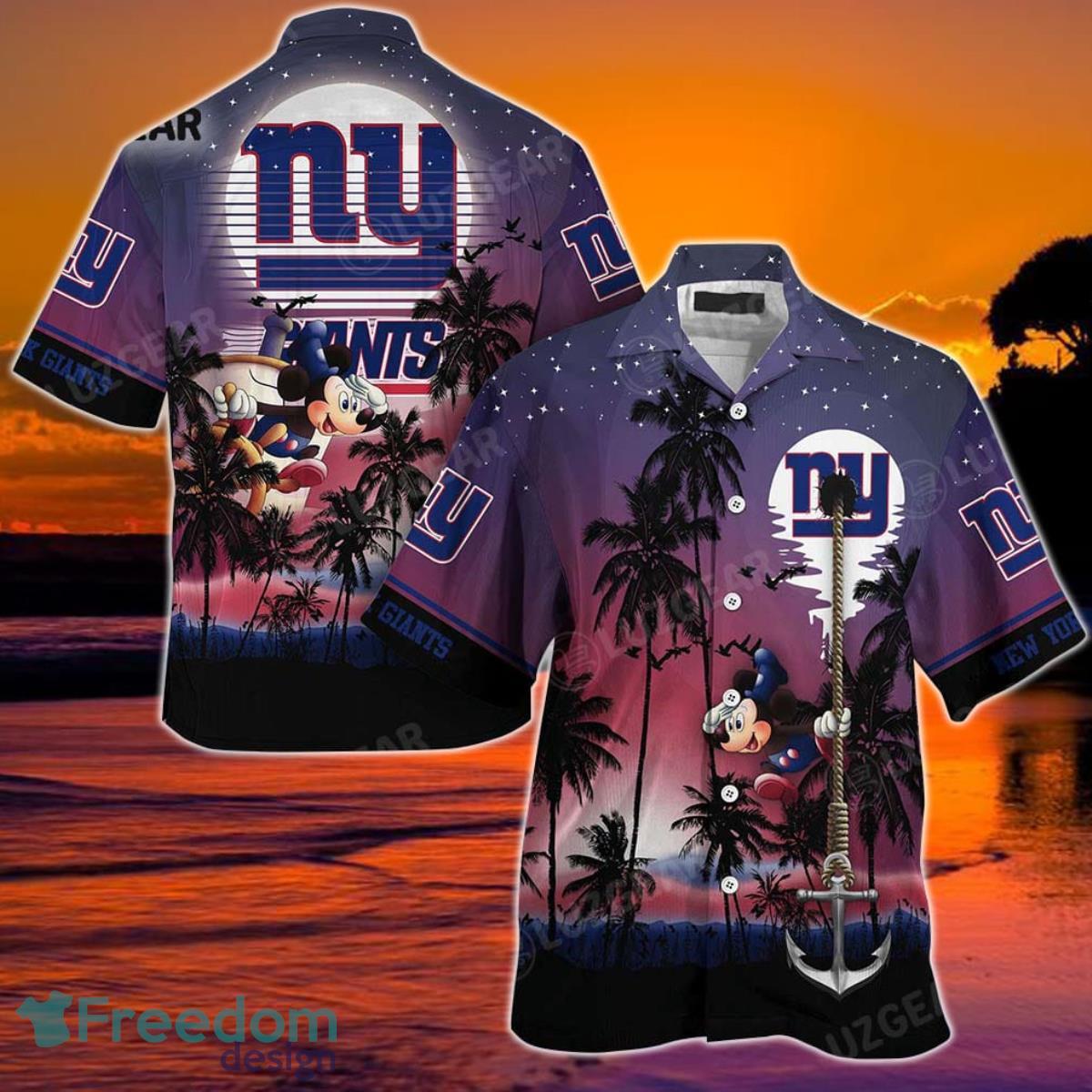 New York Giants NFL Football Hawaiian Shirt This Summer Gift For Men Women Product Photo 1