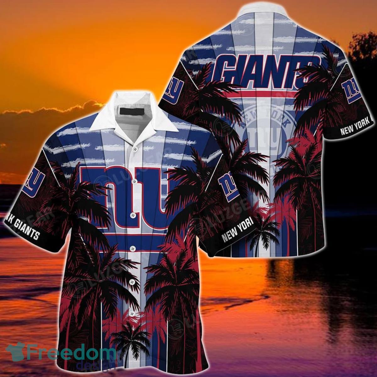 New York Giants NFL Football Hawaiian Shirt, Trending Beach Shirt Style For Big Fans Product Photo 1