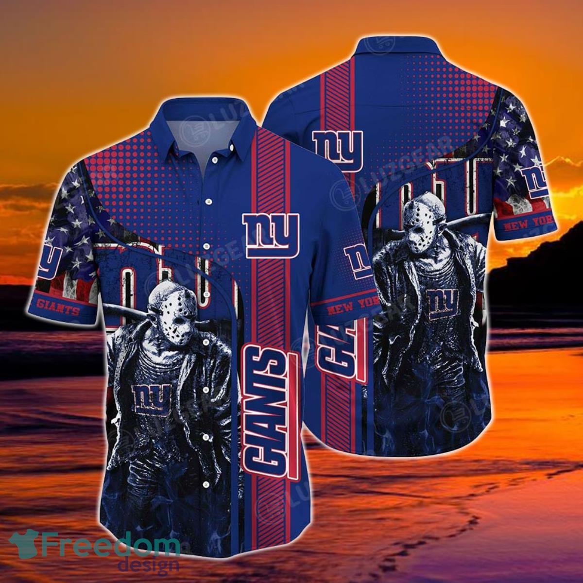 New York Giants NFL Hawaiian Shirt Honor Best Gift For Fans Product Photo 1