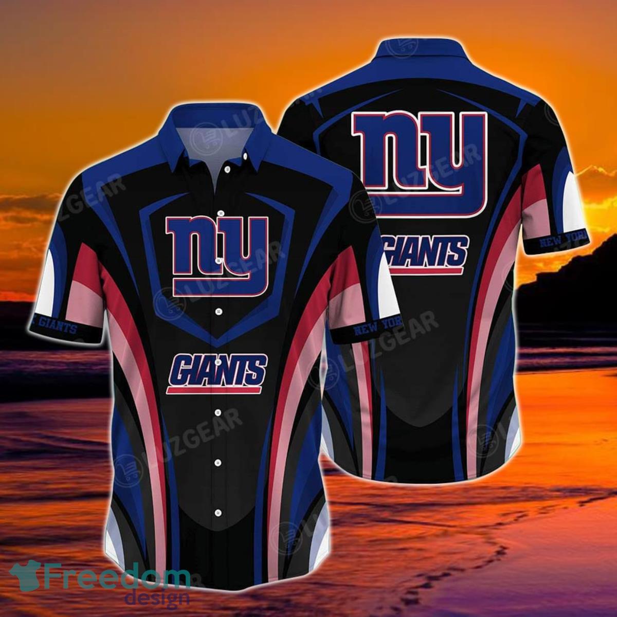 NY Giants Hawaiian Shirt Sporty Style New York Giants Gift