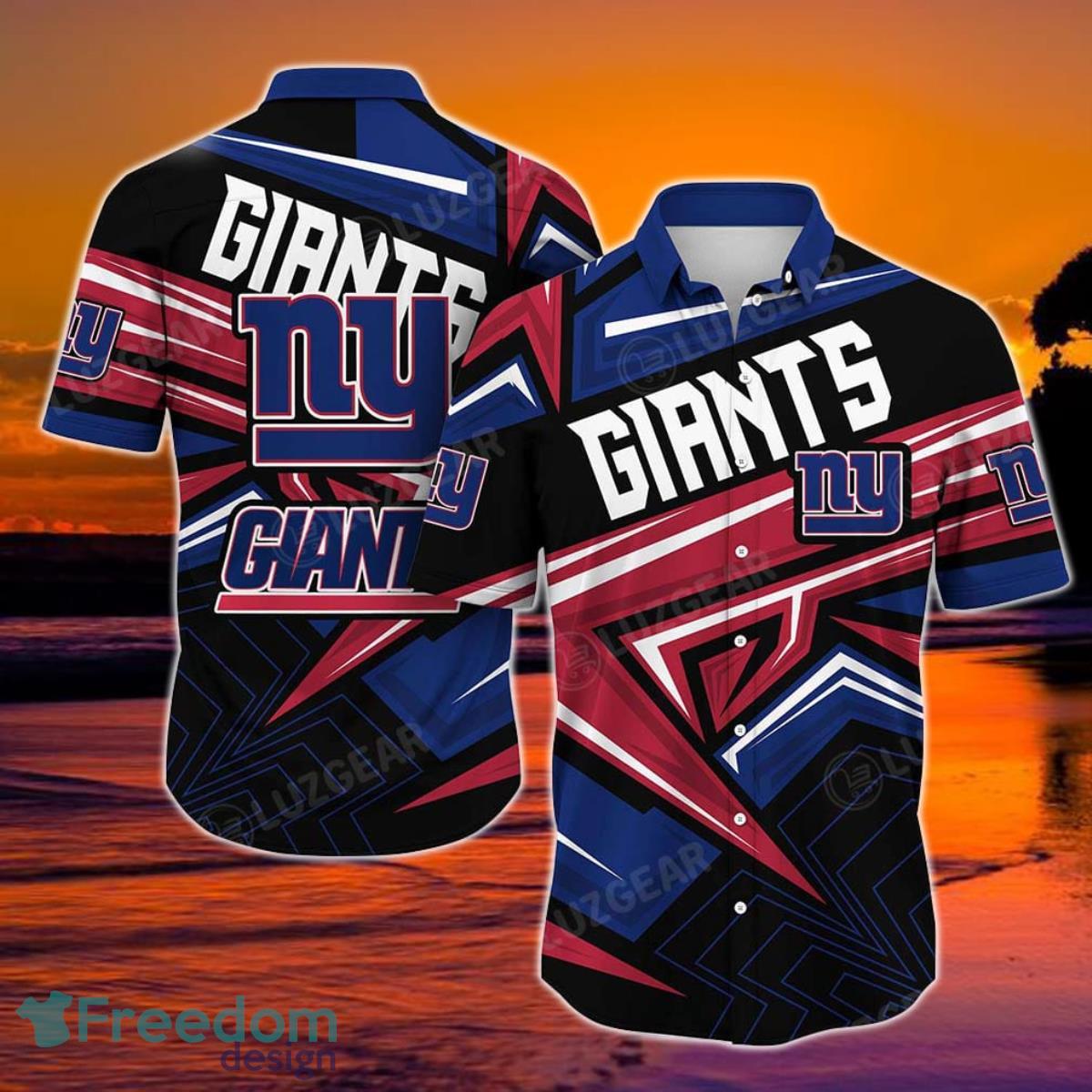 New York Giants NFL Hawaiian Shirt, Trending Summer For Sports Fans Product Photo 1