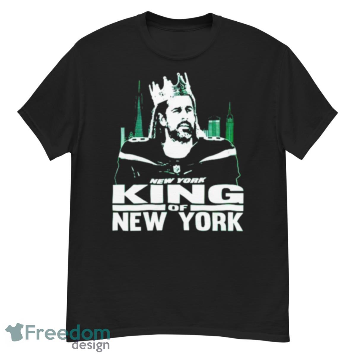 New York Jets Aaron Rodgers King Of New York T Shirt - G500 Men’s Classic T-Shirt