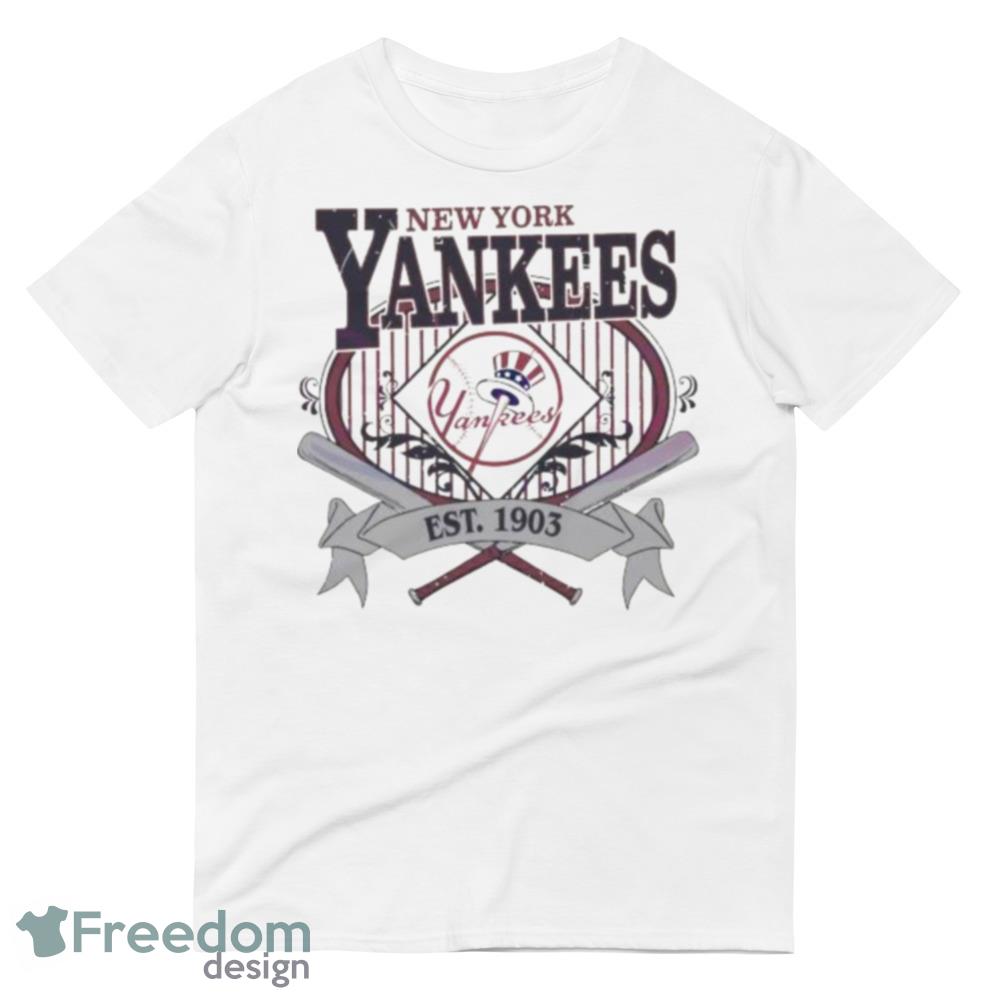 New York Yankees Sports Est 1903 Shirt - Womens Relaxed Short Sleeve Jersey Tee New York Yankees Sports Est 1903 Shirt - Womens Relaxed Short Sleeve Jersey Tee