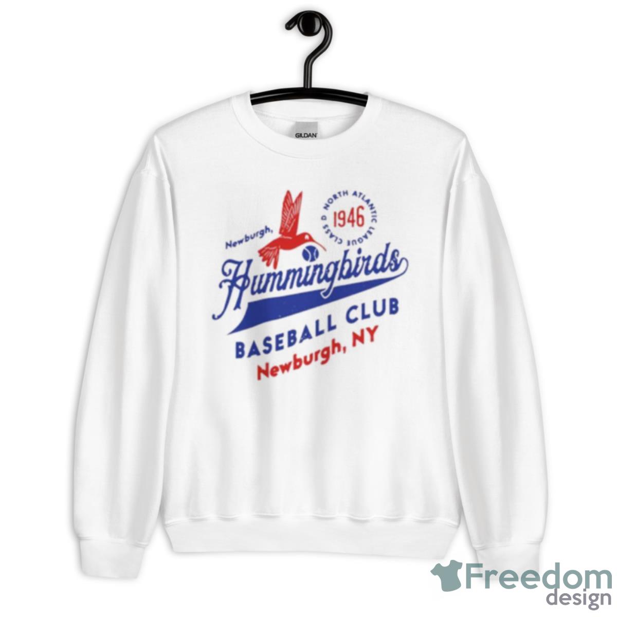 Newburgh Hummingbirds New York Defunct Baseball Club Shirt - Unisex Heavy Blend Crewneck Sweatshirt