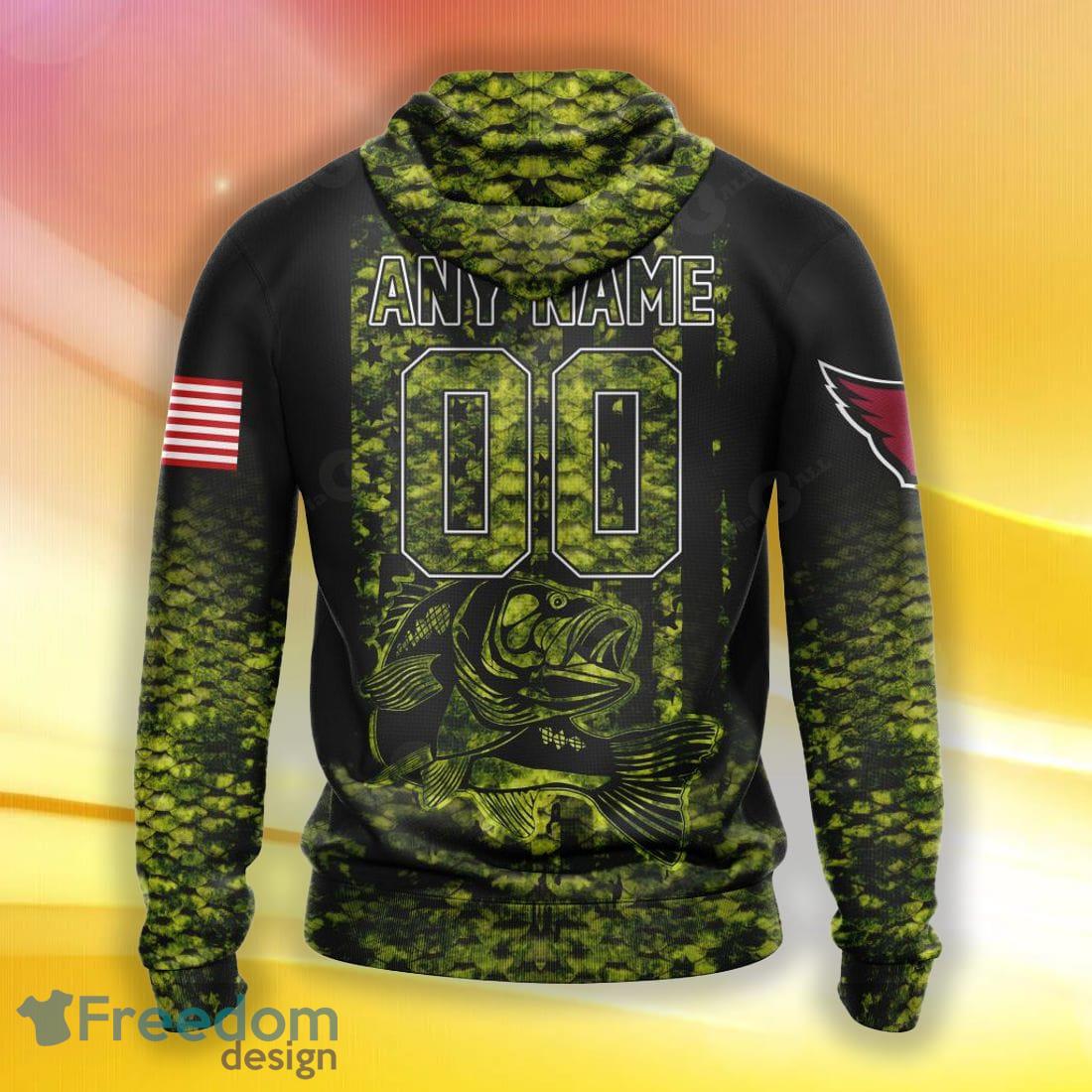 NFL Arizona Cardinals Special Camo Fishing Hoodie Sweatshirt 3D