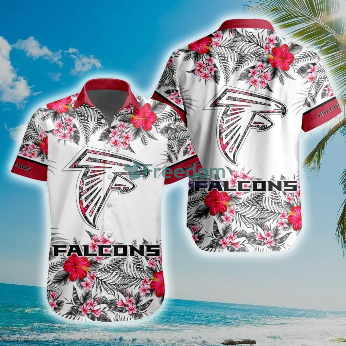 NFL Atlanta Falcons Special Floral Hawaiian Shirt Product Photo 1