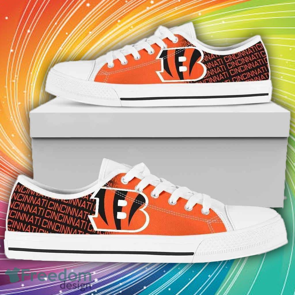 Cincinnati Bengals NFL Womens Midsole White Sneakers