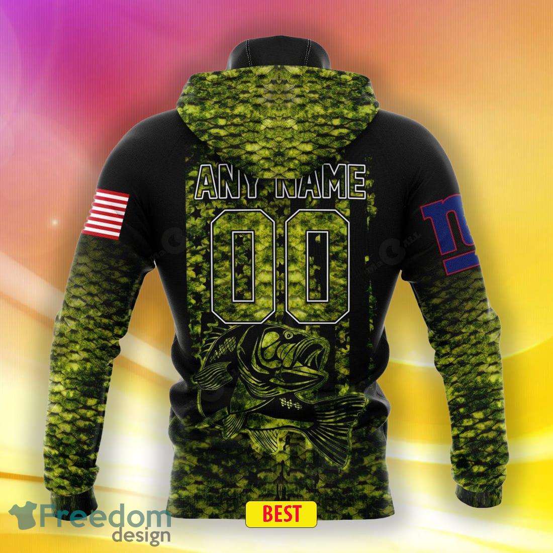 New York Jets NFL Personalized Your Name Fishing Camo Hoodie 3D All Over  Print