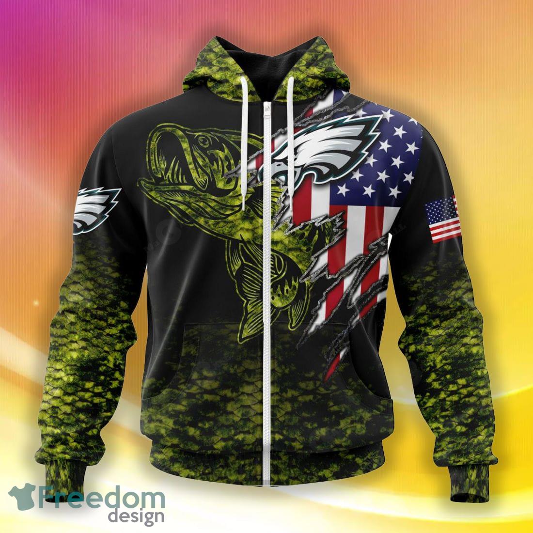 NFL Philadelphia Eagles 3D Camo Hoodie 1