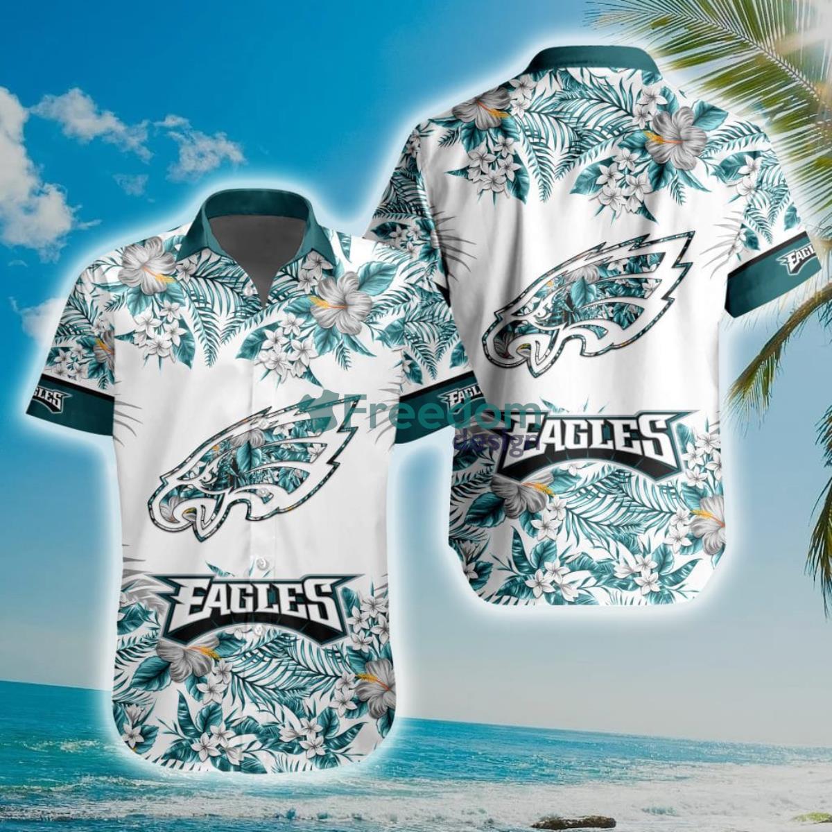 Philadelphia Eagles NFL Floral Unisex Full Printing Hawaiian Shirt