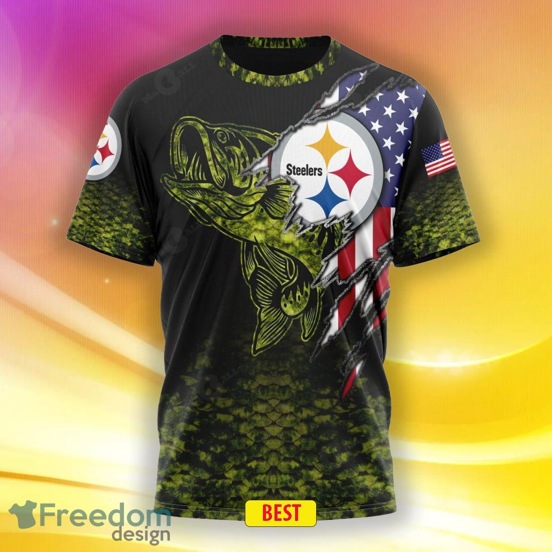 NFL Pittsburgh Steelers Special Camo Fishing Hoodie Sweatshirt 3D Custom  Number And Name - Freedomdesign