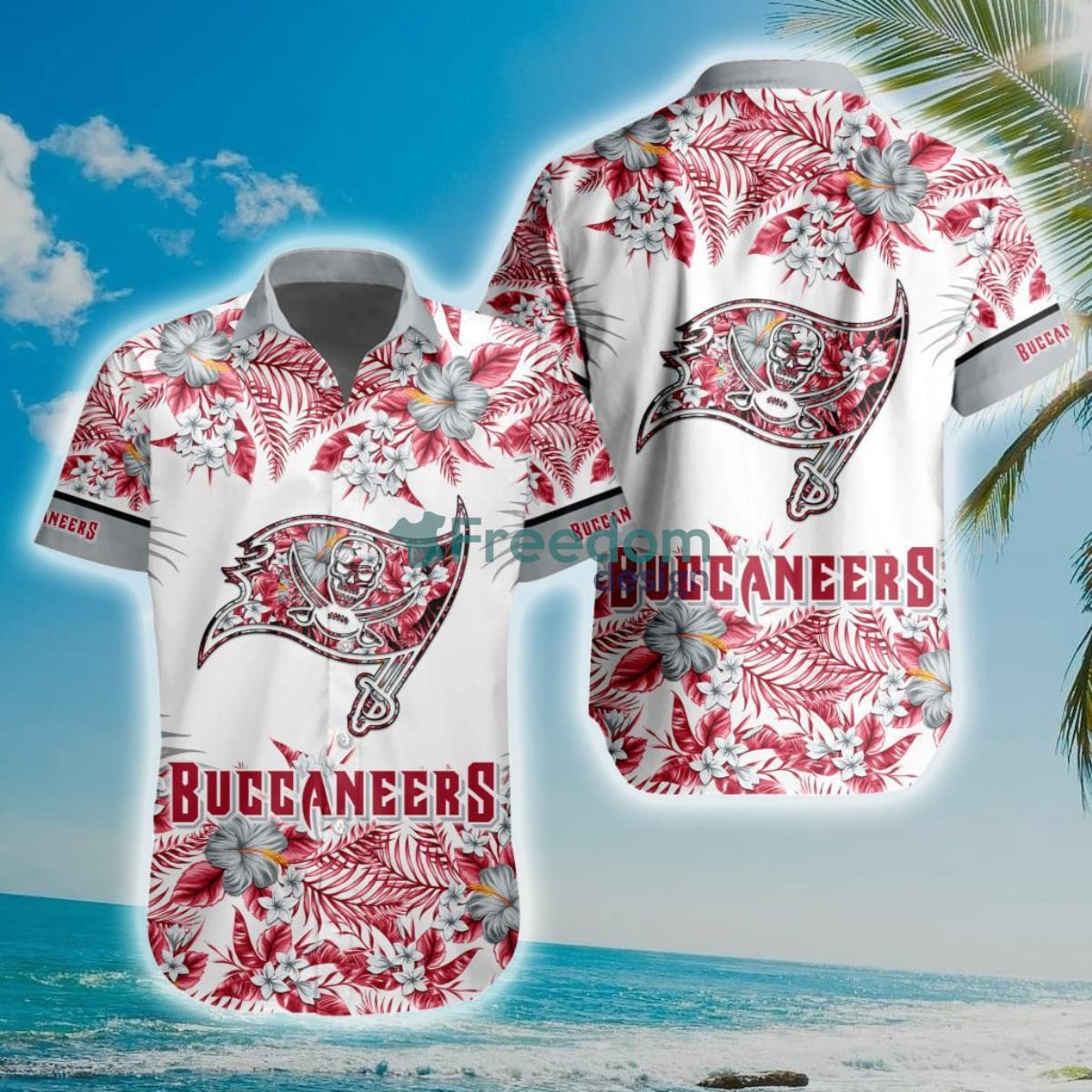 NFL Tampa Bay Buccaneers Special Floral Hawaiian Shirt Product Photo 1