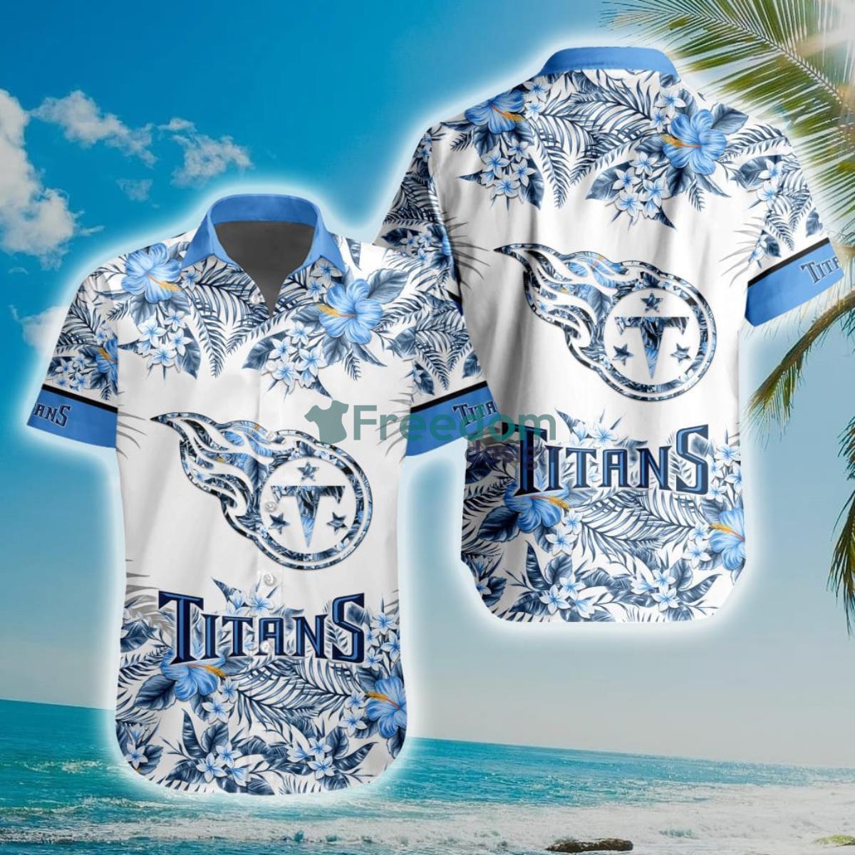 NFL Tennessee Titans Special Floral Hawaiian Shirt Product Photo 1