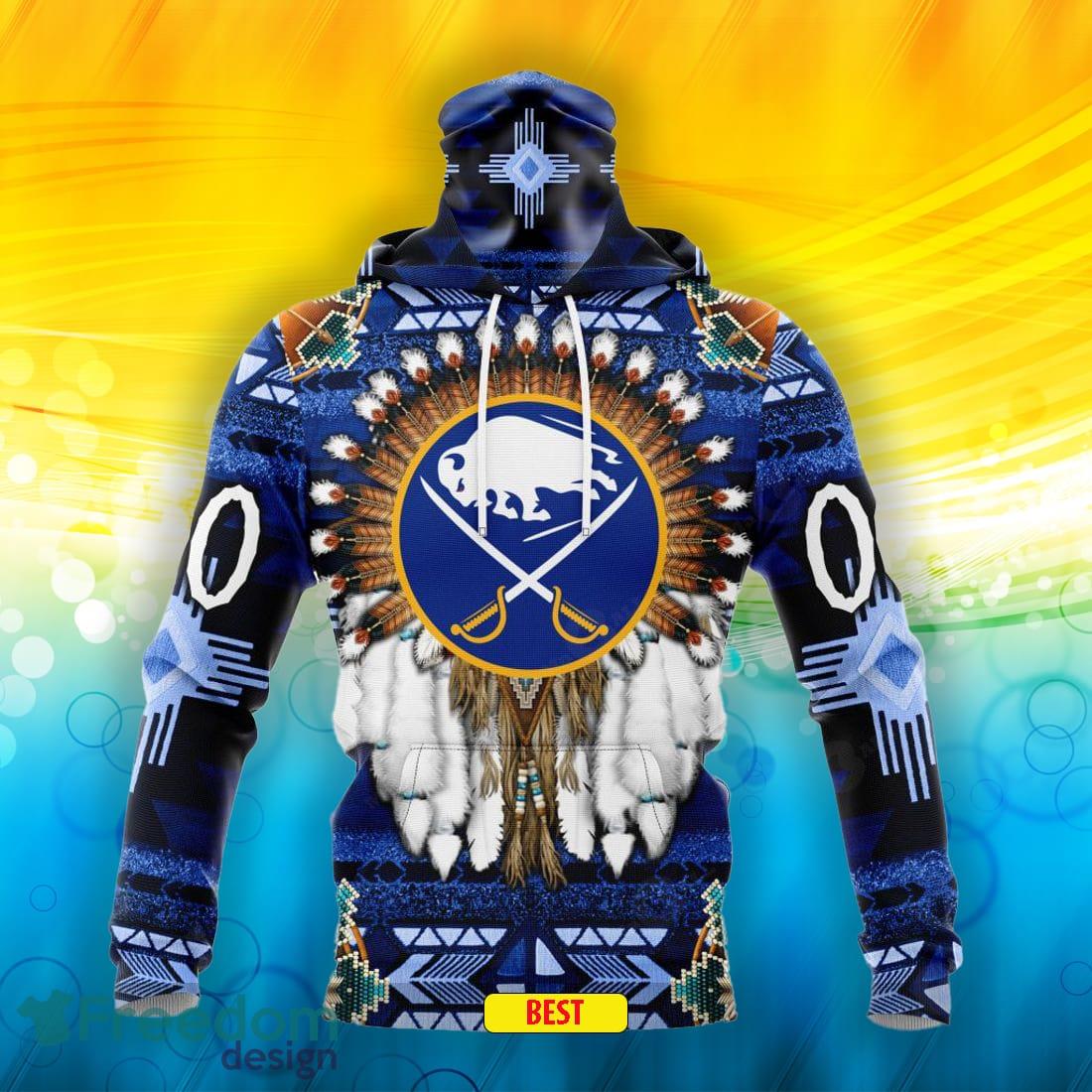 Custom Name And Number NHL Buffalo Sabres Sweatshirt Hoodie 3D