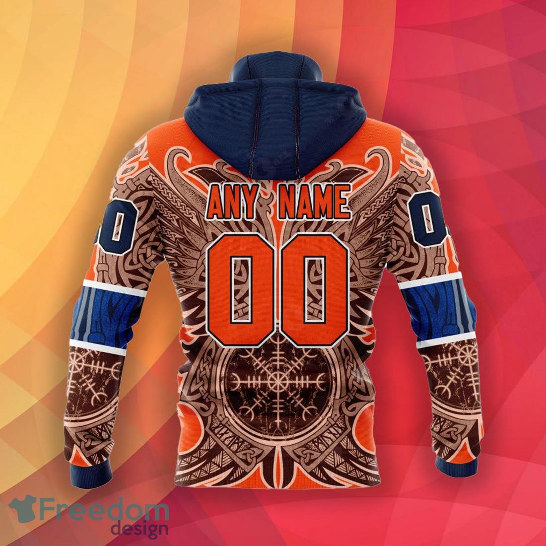 NHL Chicago Blackhawks – Specialized Norse Viking Symbols Hoodie Sweatshirt  3D Printed Custom Number And Name - Freedomdesign