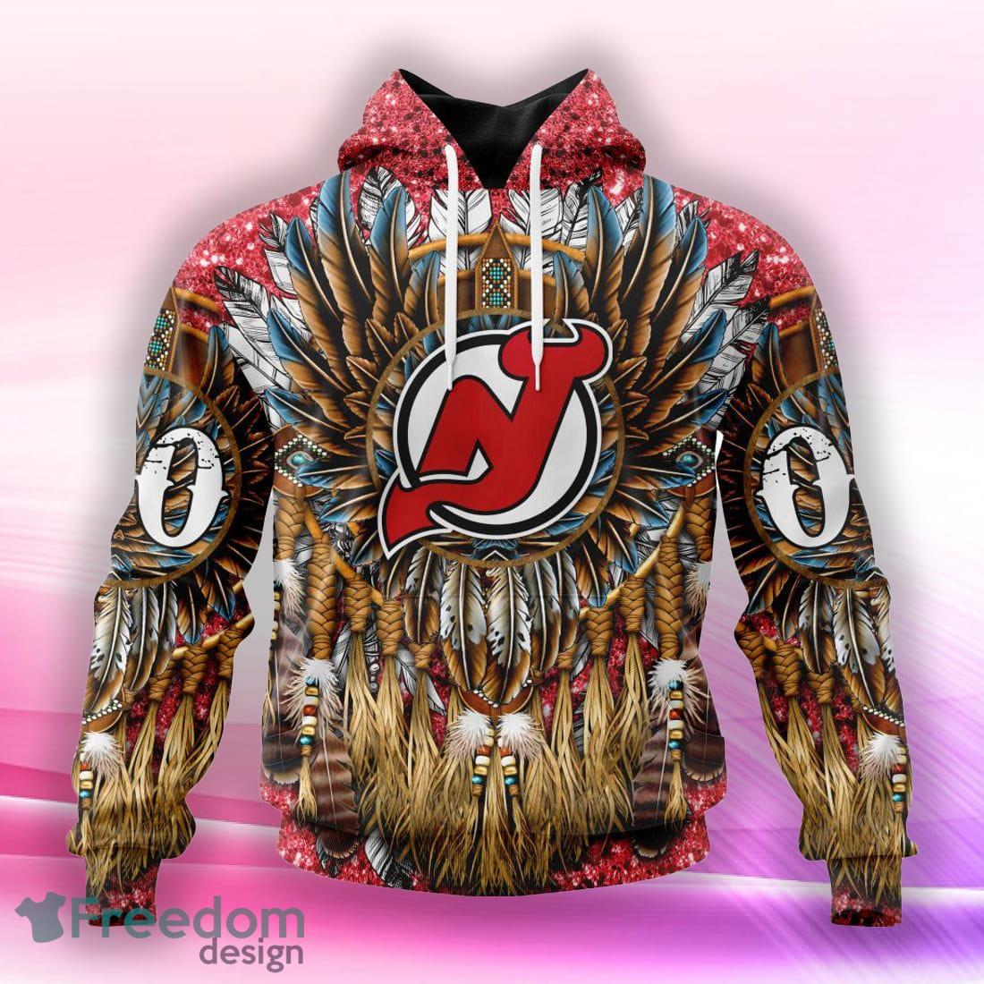 NHL New Jersey Devils Custom Name Number Jersey Halloween T-Shirt