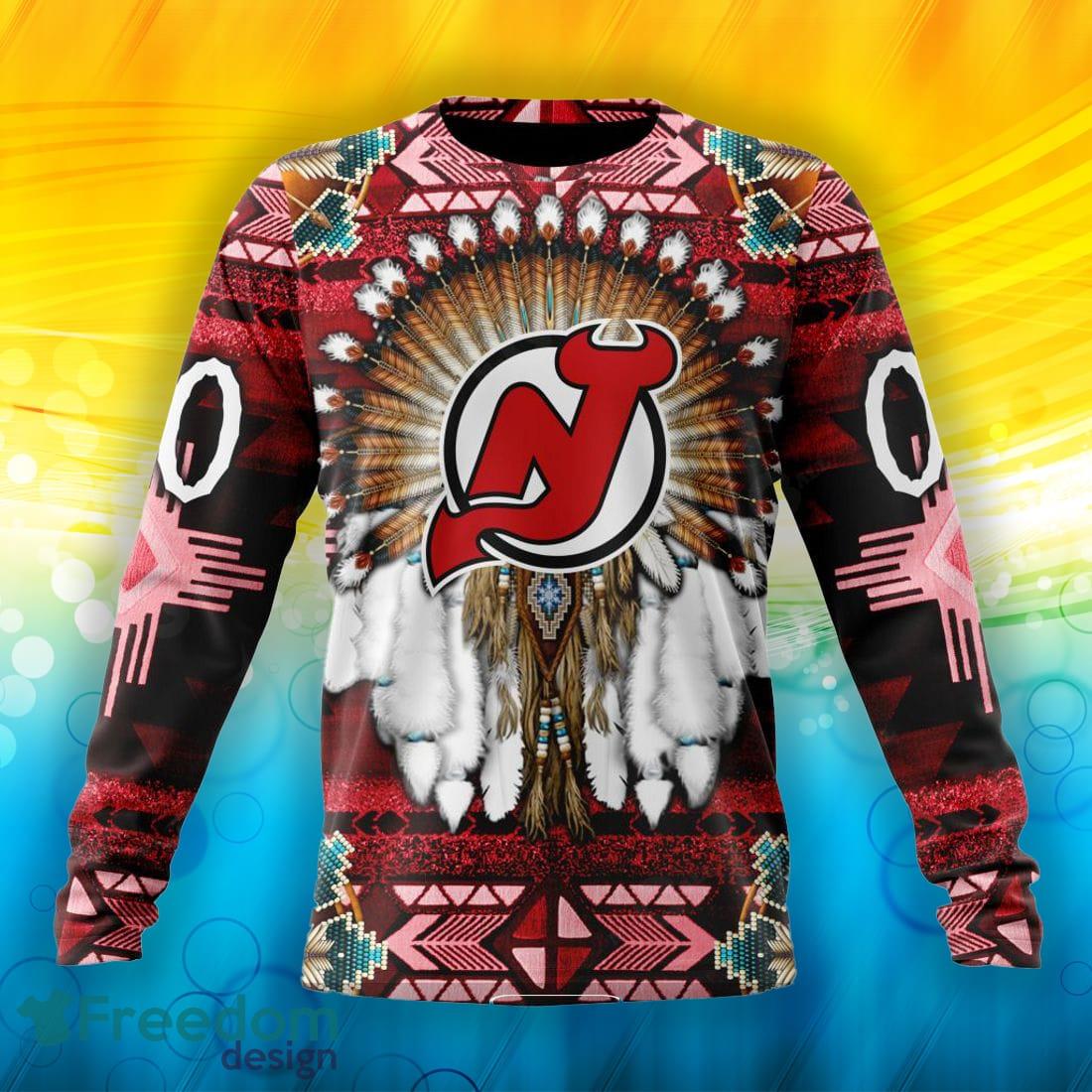 NHL New Jersey Devils Custom Name Number 2023 Mix Jersey Sweatshirt