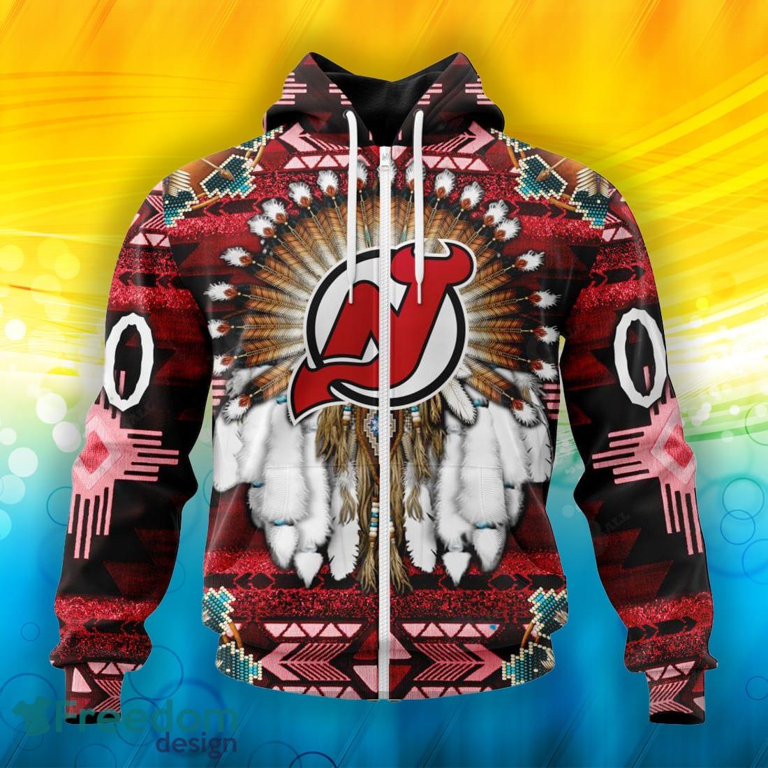 NHL New Jersey Devils Custom Name Number 2023 Mix Jersey Sweatshirt