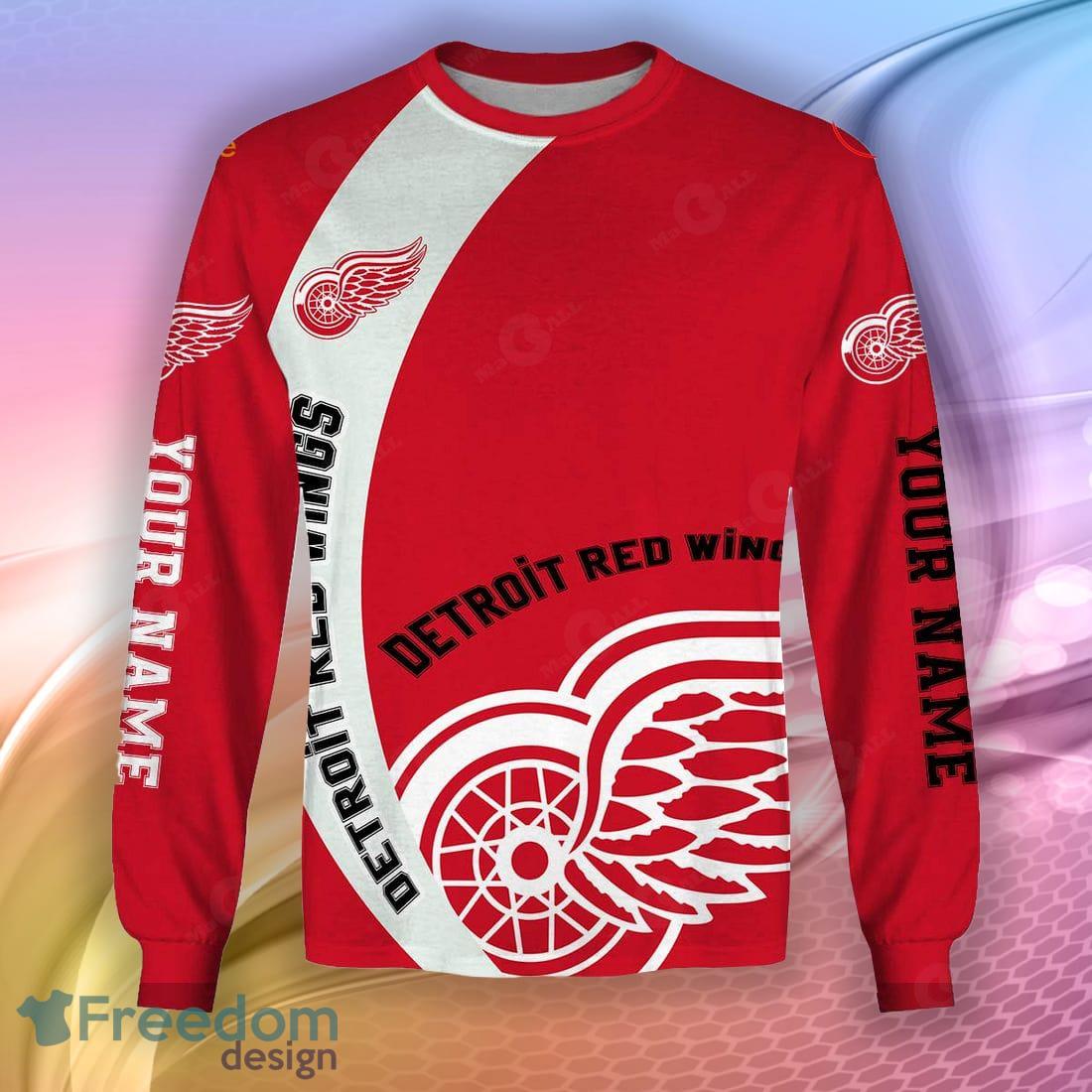 Detroit Red Wings Personalized Name And Number Polo Shirt For NHL Fans -  Freedomdesign