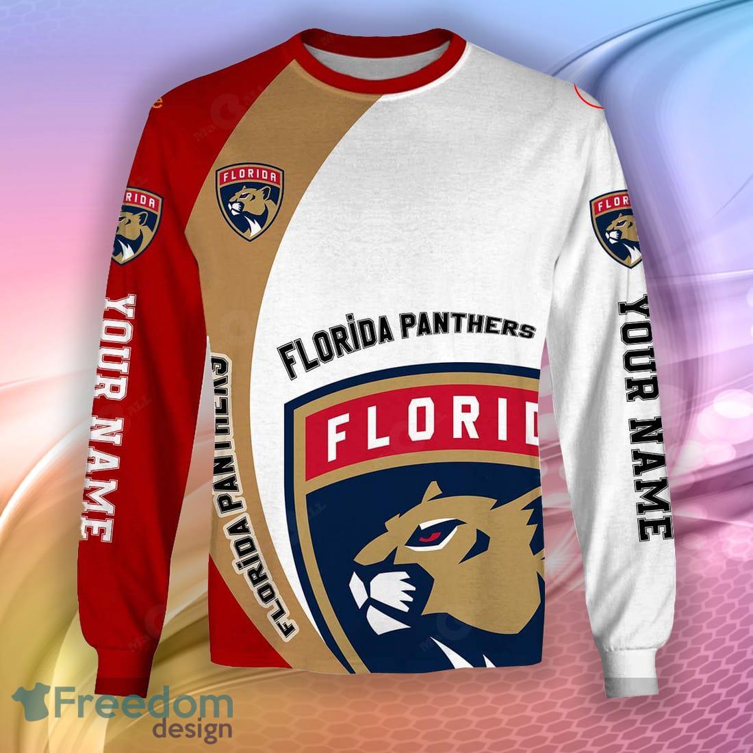 NHL Florida Panthers Custom Name Number LGBT Pride Jersey Zip Up