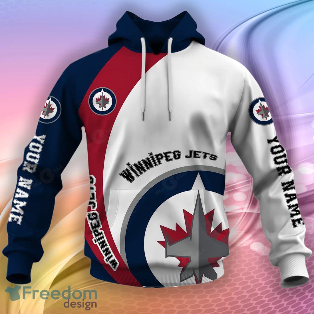 Winnipeg Jets Personalized Name 3D T-Shirt - T-shirts Low Price