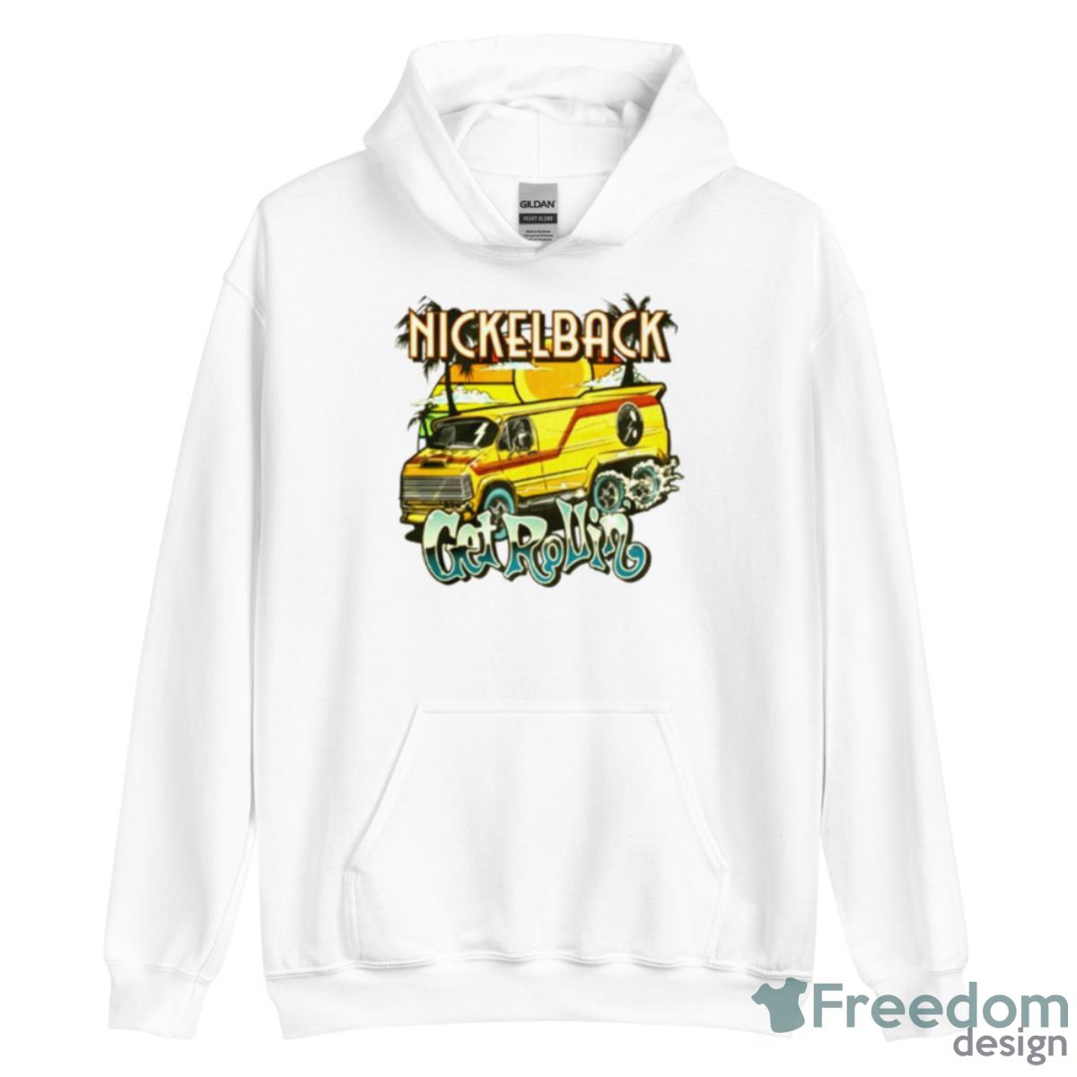 Nickelback Get Rollin Shirt image Nickelback Get Rollin Shirt - Unisex Heavy Blend Hooded Sweatshirt