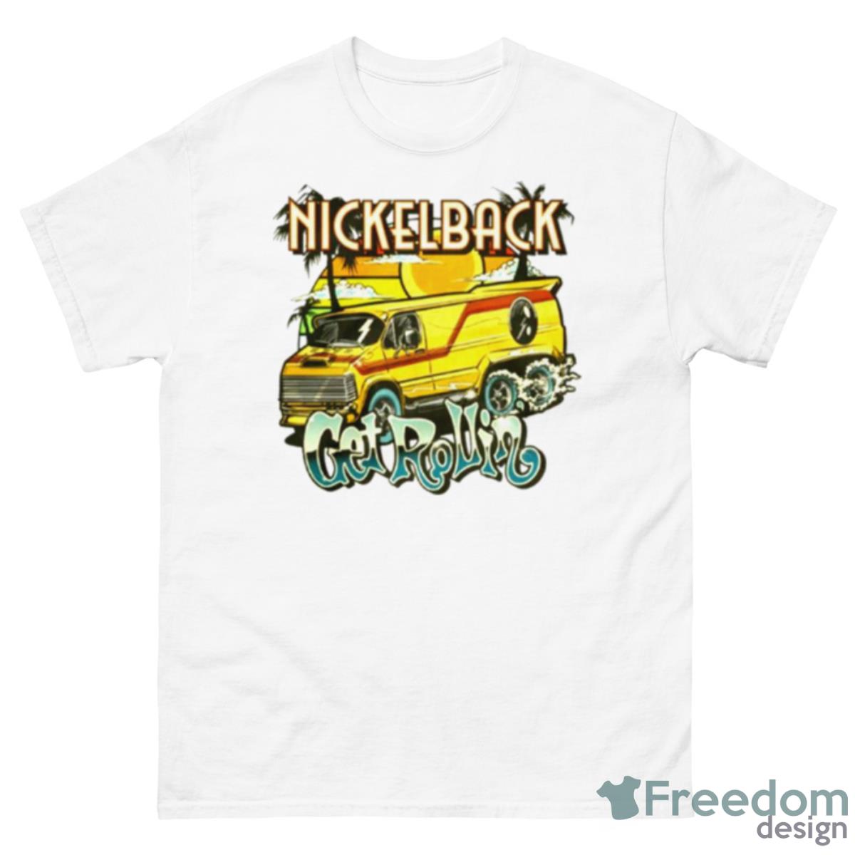 Nickelback Get Rollin Shirt - 500 Men’s Classic Tee Gildan