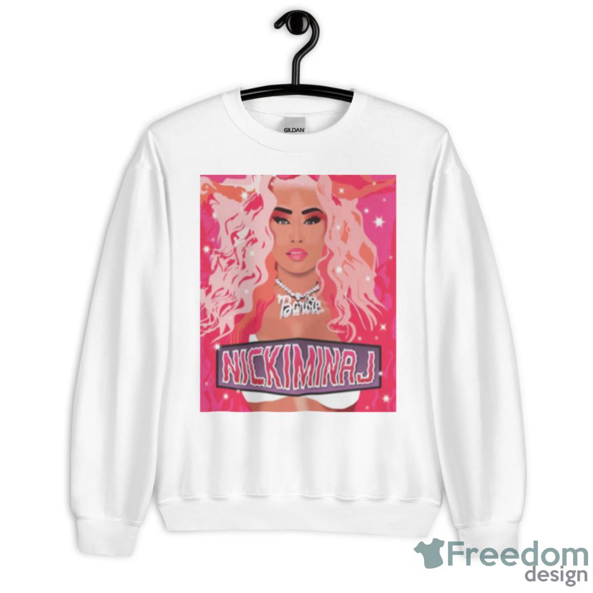 Nicki Minaj Barbie Hip Hop Rap Singer Shirt - Unisex Heavy Blend Crewneck Sweatshirt