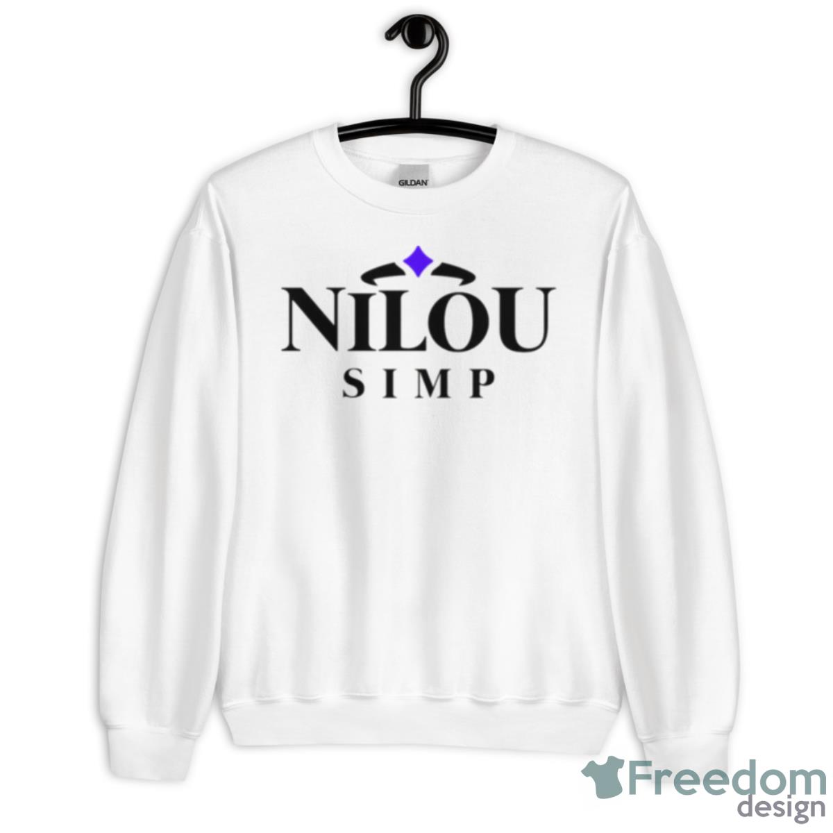 Nilou Simp Genshin Impact Black Design Ver Shirt - Unisex Heavy Blend Crewneck Sweatshirt