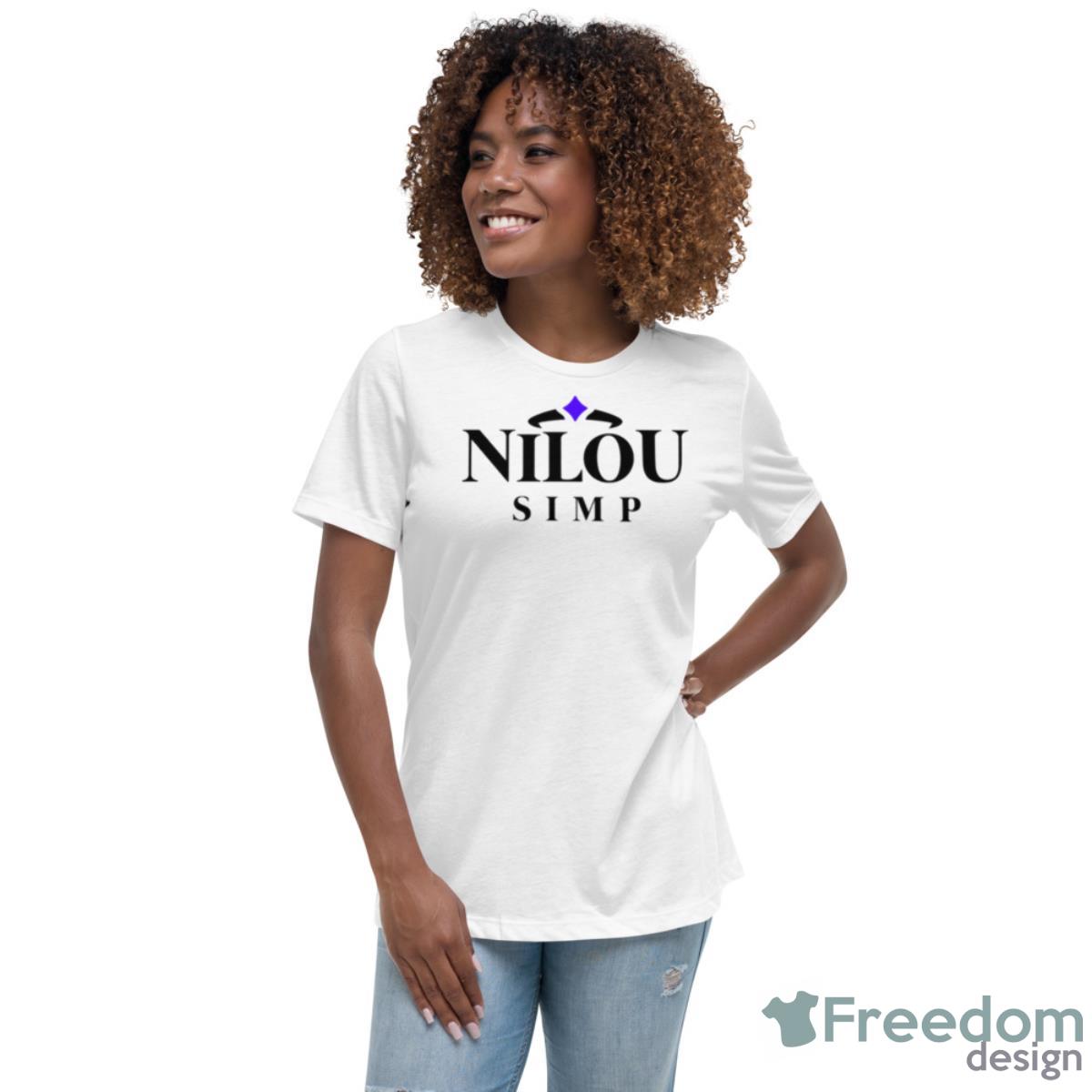 Nilou Simp Genshin Impact Black Design Ver Shirt - Womens Relaxed Short Sleeve Jersey Tee Nilou Simp Genshin Impact Black Design Ver Shirt - Womens Relaxed Short Sleeve Jersey Tee