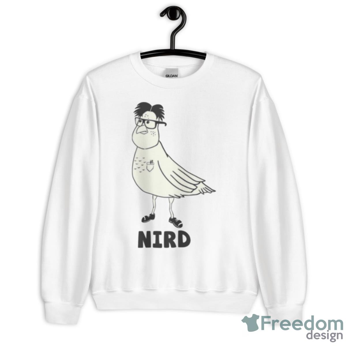Nird The Bird Revenge Of The Nerds Shirt - Unisex Heavy Blend Crewneck Sweatshirt