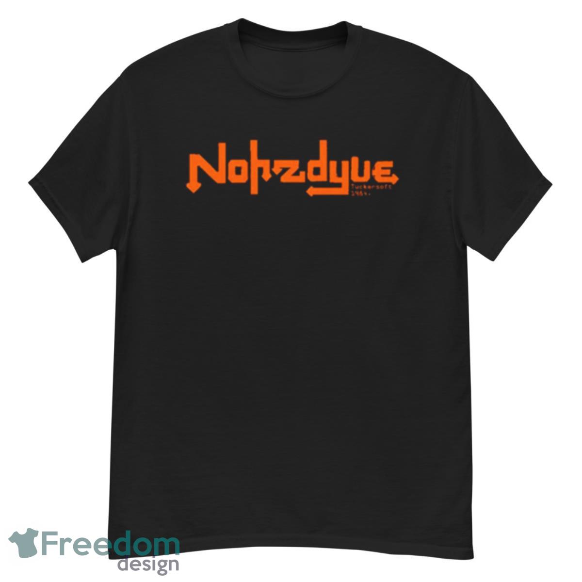 Nohzdyve Orange Logo Black Mirror Shirt - G500 Men’s Classic T-Shirt