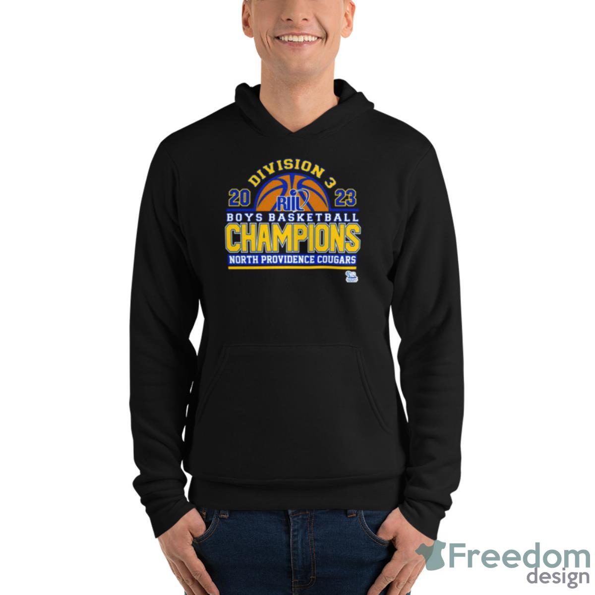 North Providence Cougars 2023 Division 3 Boys Basketball Champions Shirt