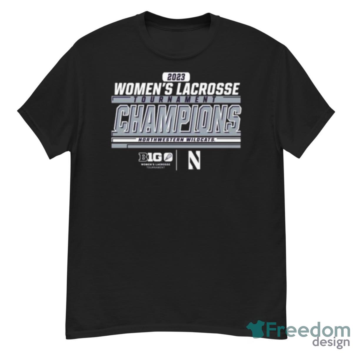 Northwestern Wildcats 2023 Big Ten WoLacrosse Tournament Champions T Shirt - G500 Men’s Classic T-Shirt