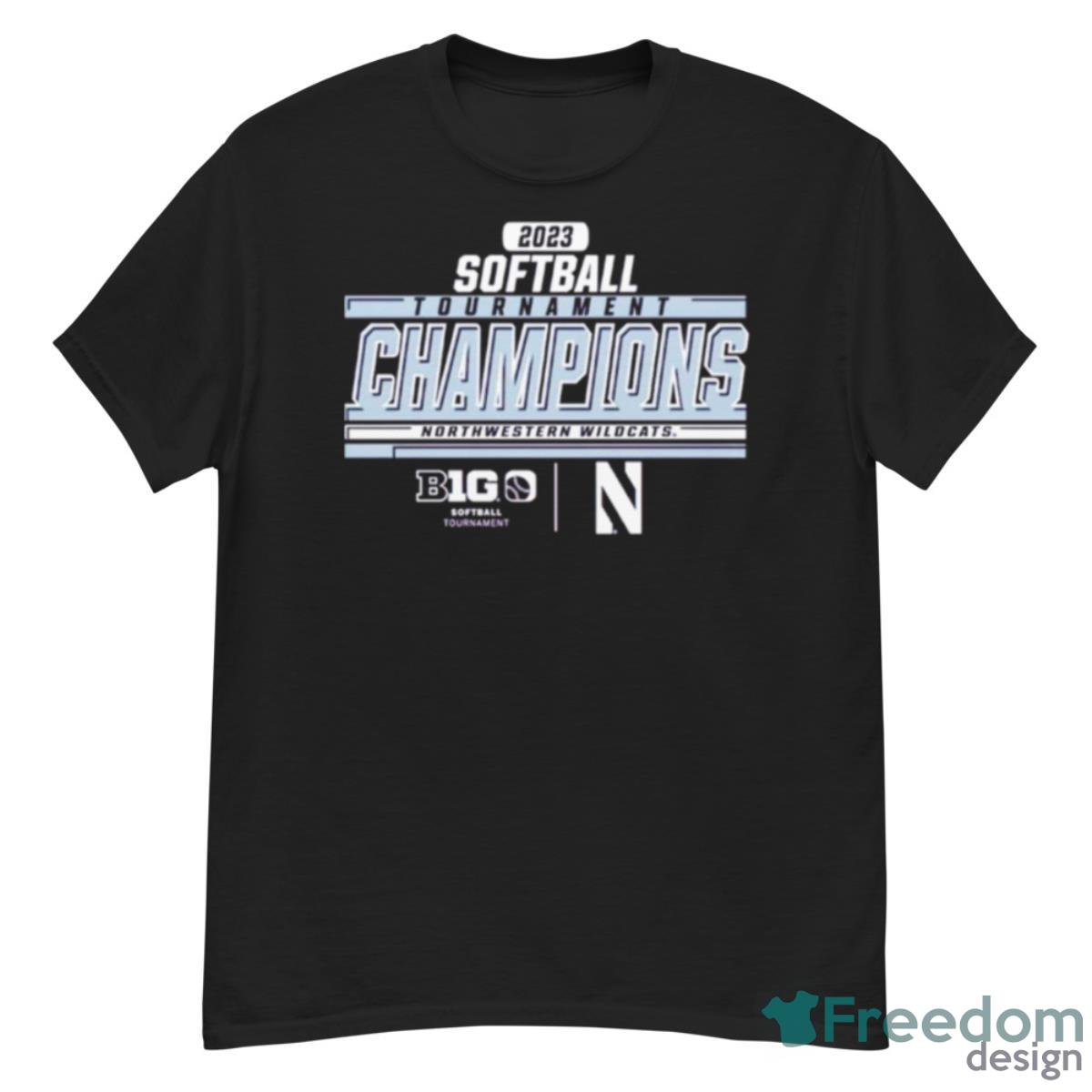 Northwestern Wildcats NCAA Big Ten Softball Conference Tournament Champions 2023 Shirt - G500 Men’s Classic T-Shirt