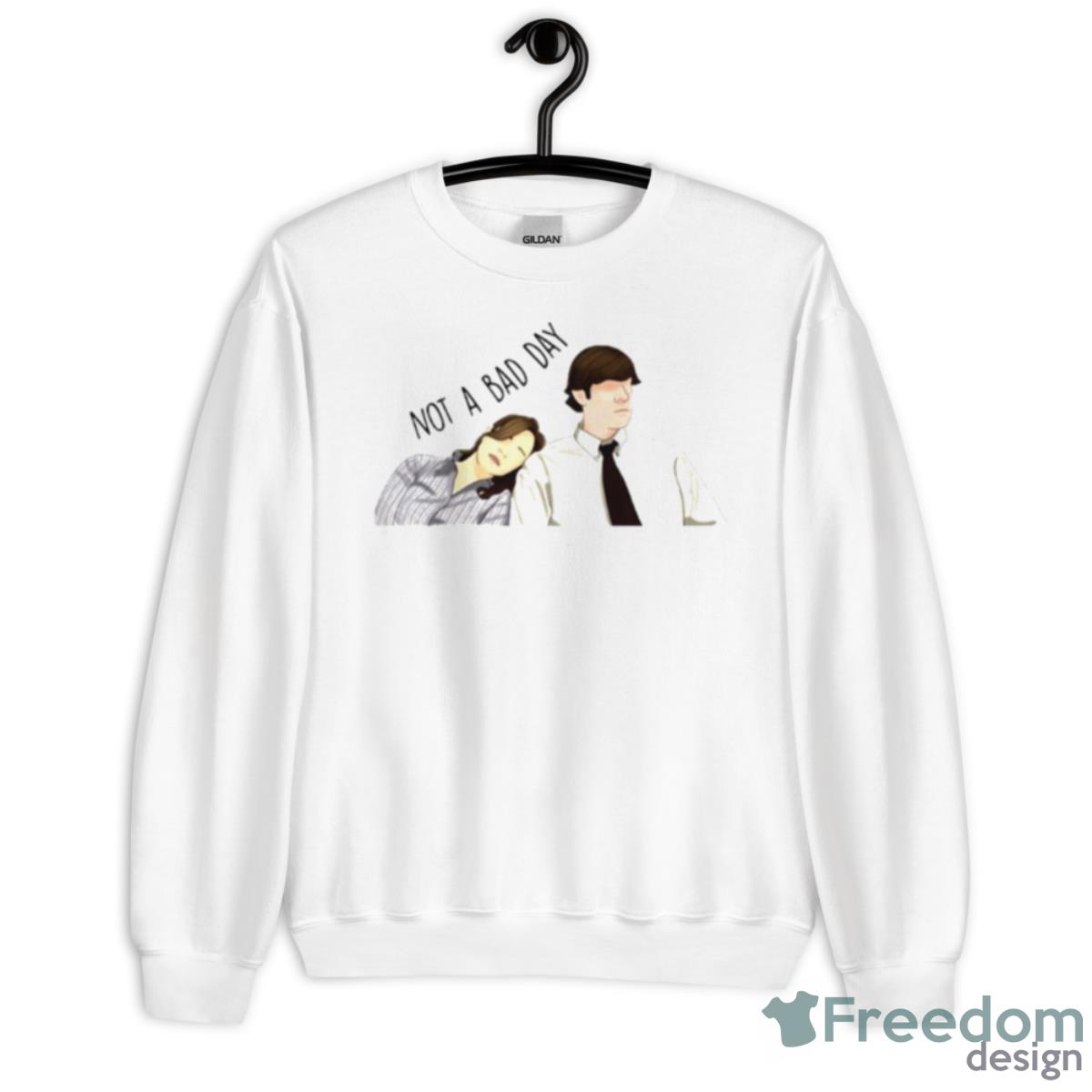 Not A Bad Day The Office Sitcom Shirt - Unisex Heavy Blend Crewneck Sweatshirt