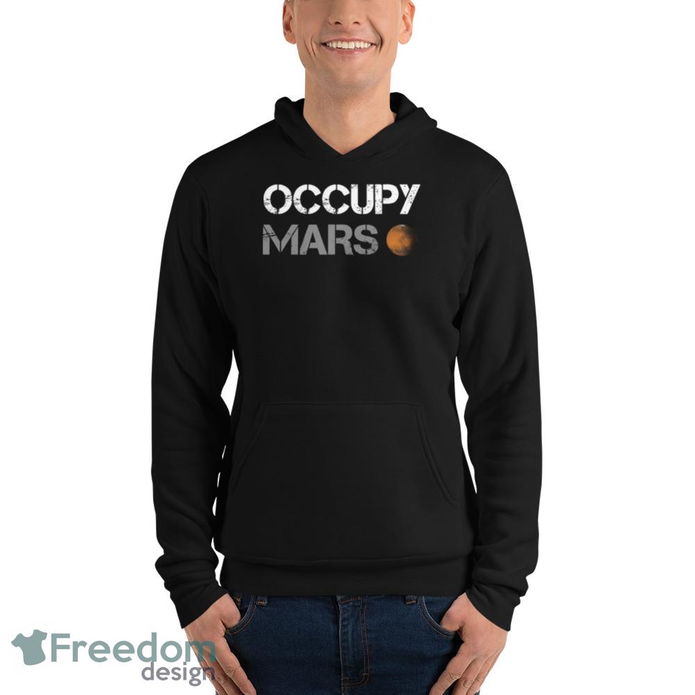 Occupy Mars Spacex Funny Black T Shirt - 3719 Unisex Fleece Pullover Hoodie Occupy Mars Spacex Funny Black T Shirt - 3719 Unisex Fleece Pullover Hoodie