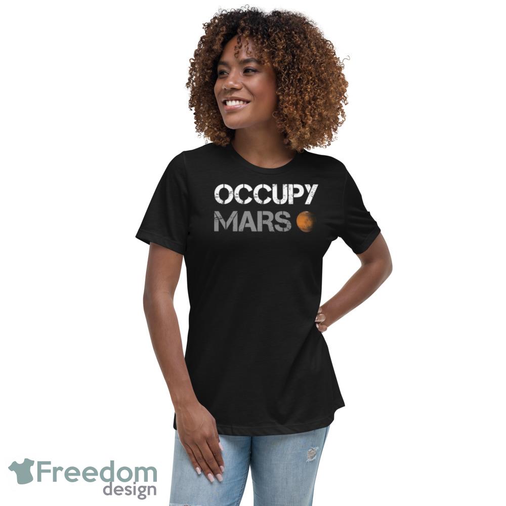 Occupy Mars Spacex Funny Black T Shirt image Occupy Mars Spacex Funny Black T Shirt