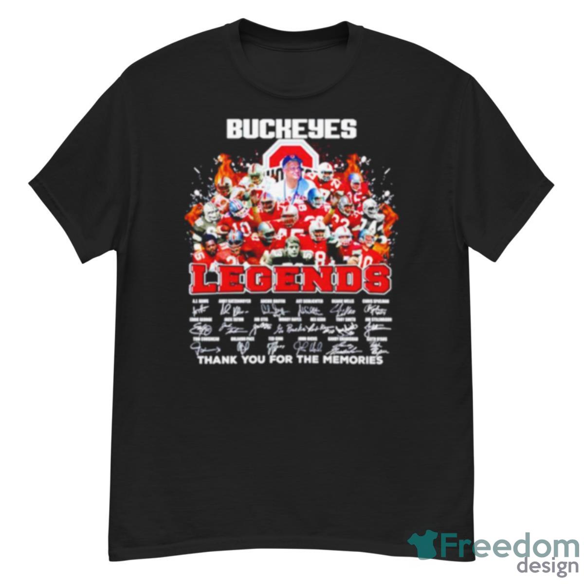 Ohio State Buckeyes Legends Team Signatures Shirt - G500 Men’s Classic T-Shirt