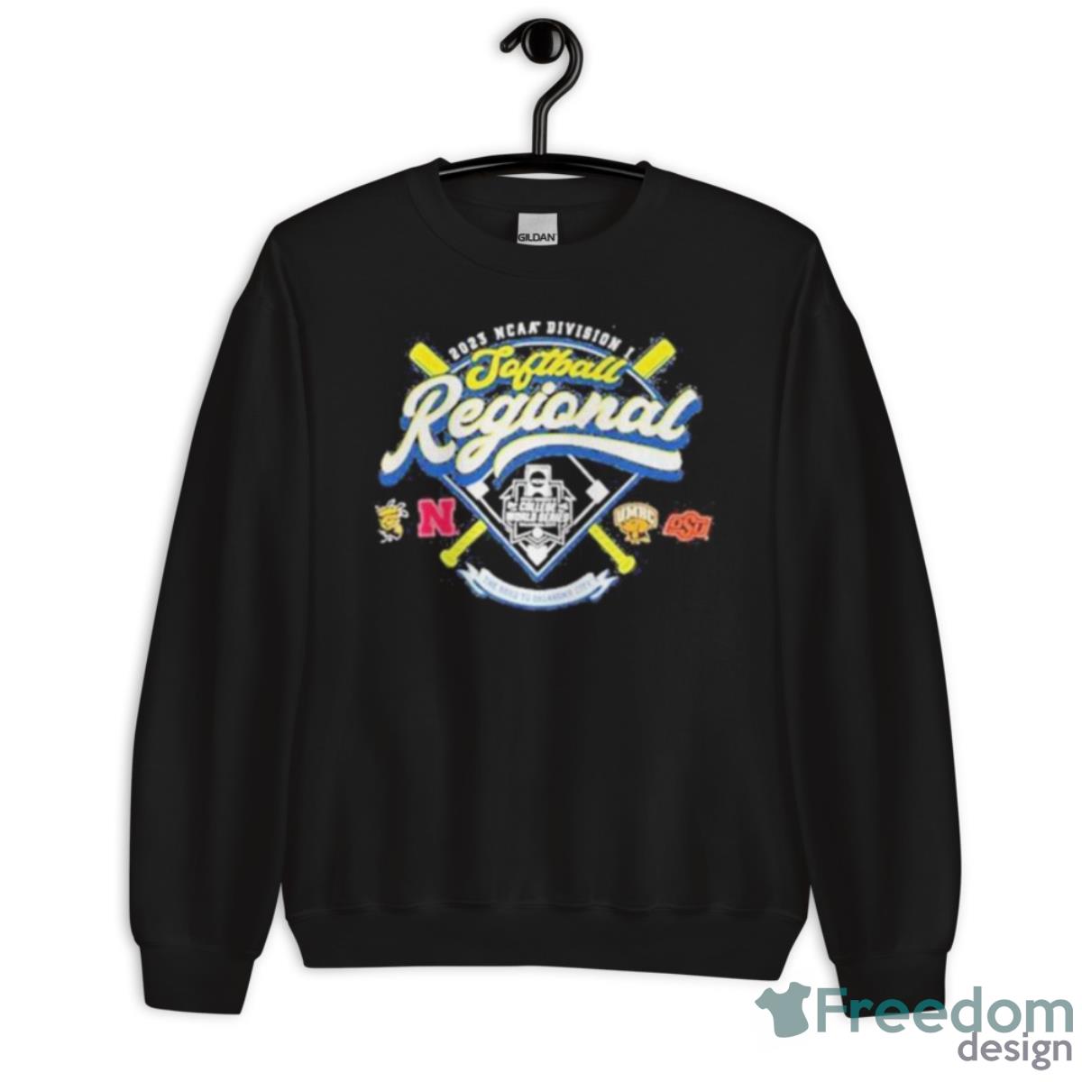 Oklahoma 2023 NCAA Division I Softball Regional Shirt image Oklahoma 2023 NCAA Division I Softball Regional Shirt - Unisex Crewneck Sweatshirt